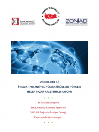 Zonguldak İli İhracat Potansiyeli Yüksek Ürünlere Yönelik Hedef Pazar Araştırması Raporu 