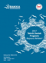 2017 Yılı Teknik Destek Programı Başvuru Rehberi