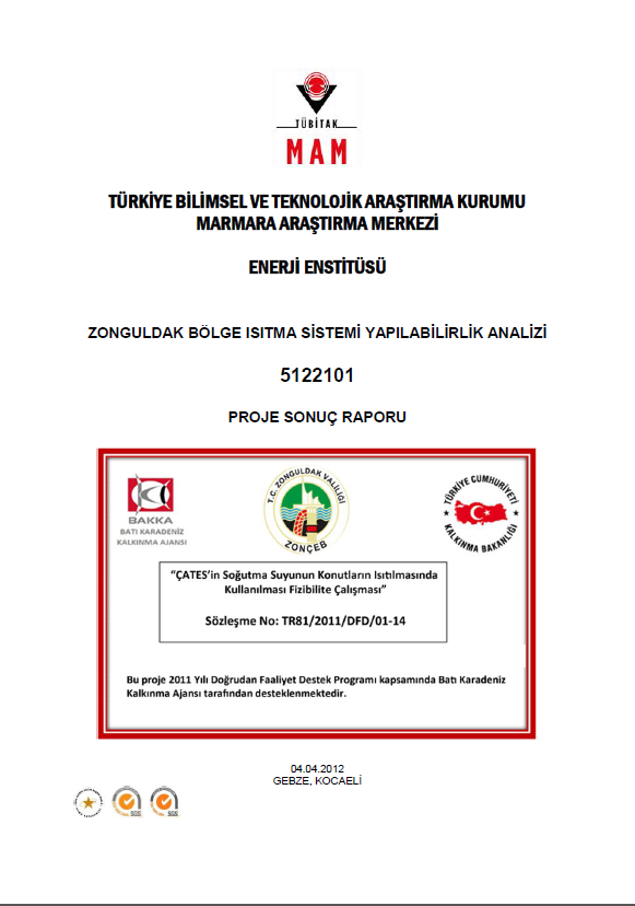 ÇATES'in Soğutma Suyunun Konutların Isıtılmasında Kullanılması Fizibilite Çalışması