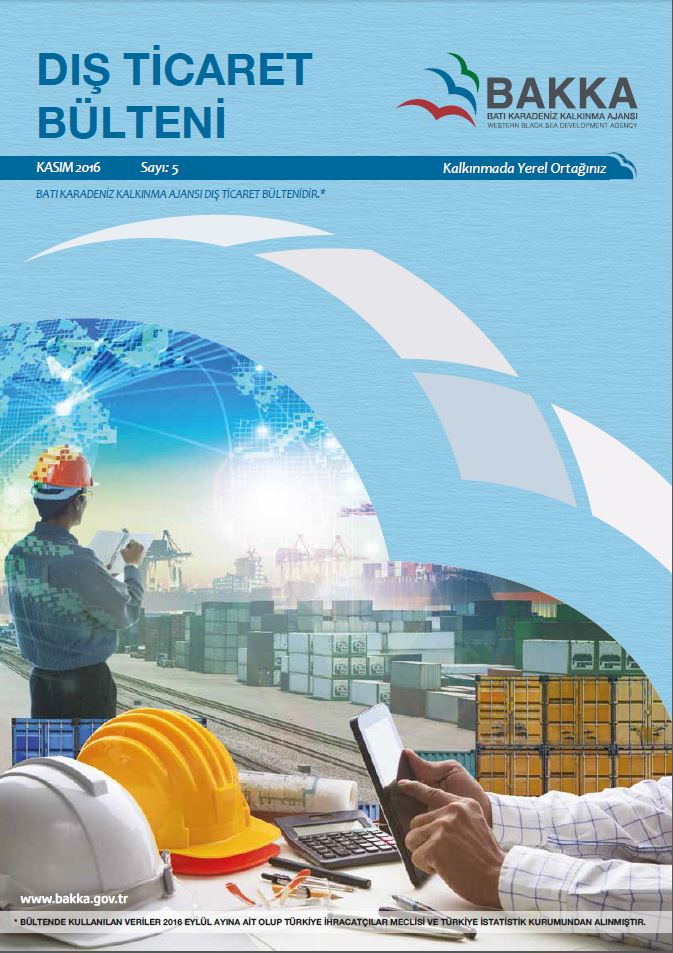 BAKKA 2016 Eylül Ayı Dış Ticaret Bülteni