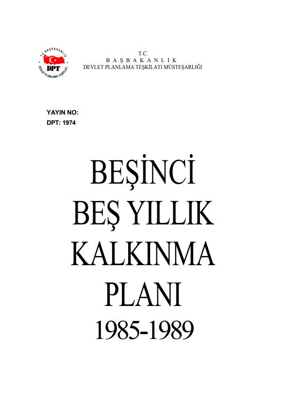 Beşinci 5 Yıllık Kalkınma Planı