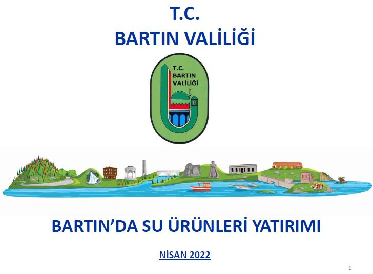 Bartın da Su Ürünleri Yatırımı