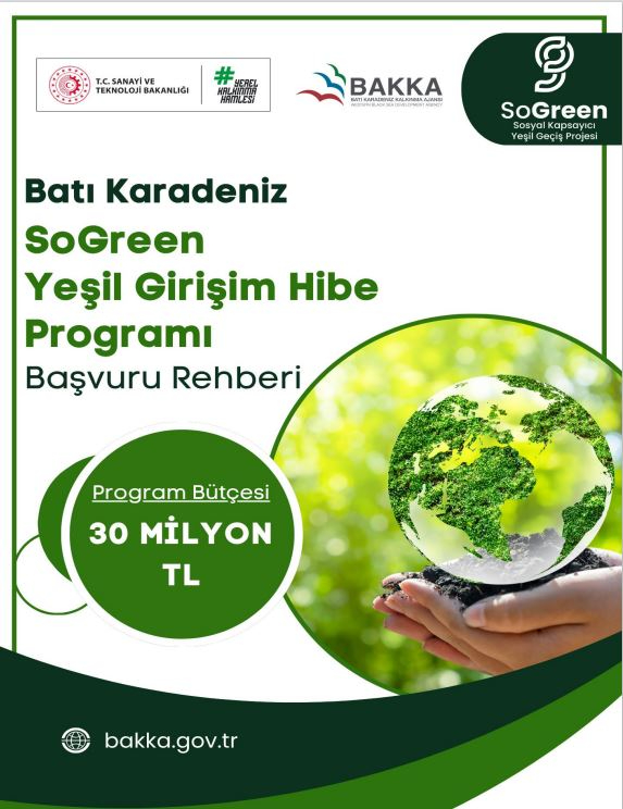 Batı Karadeniz SoGreen Yeşil Girişim Hibe Programı Başvuru Rehberi